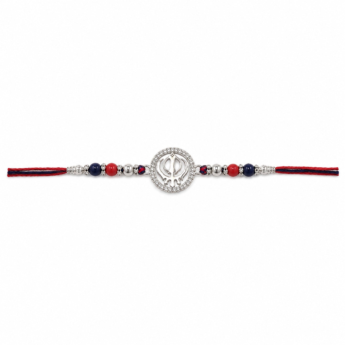 Silver Khanda Rakhi