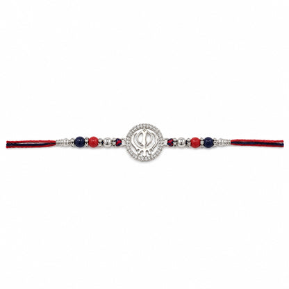 Silver Khanda Rakhi