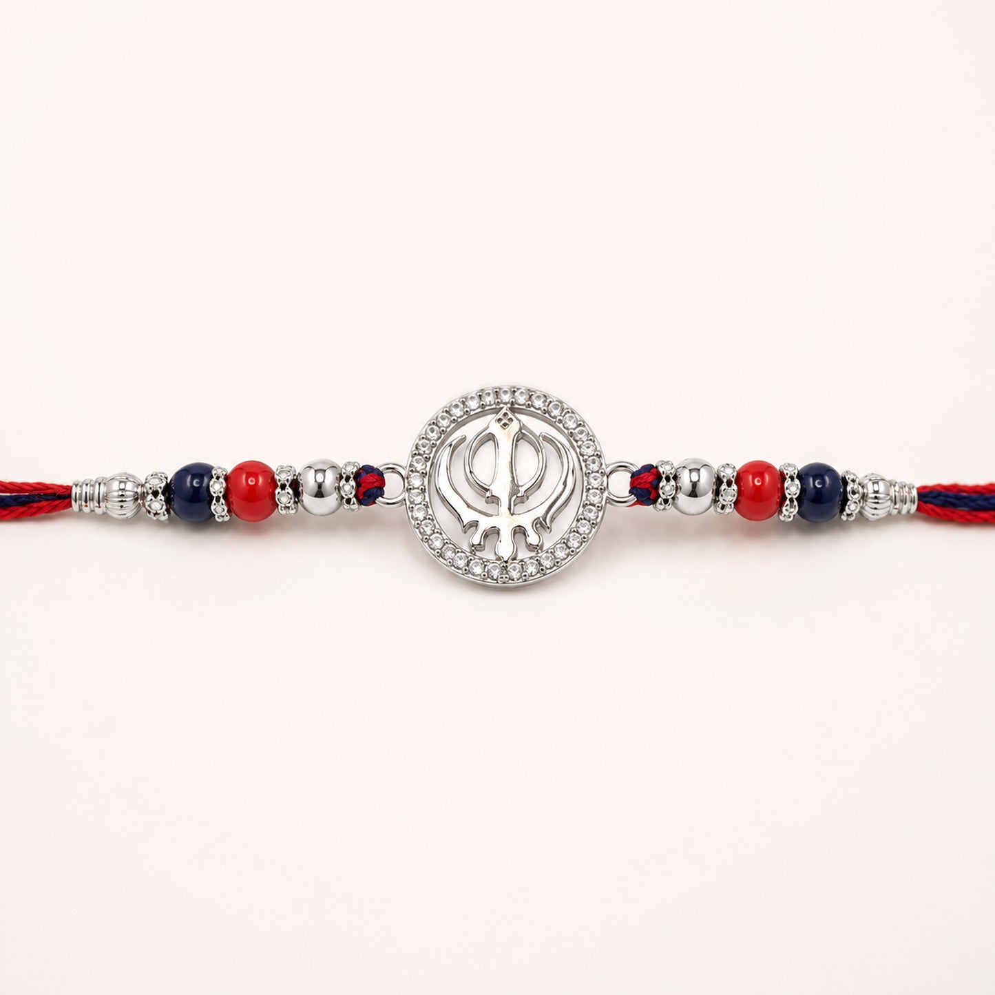 Silver Khanda Rakhi