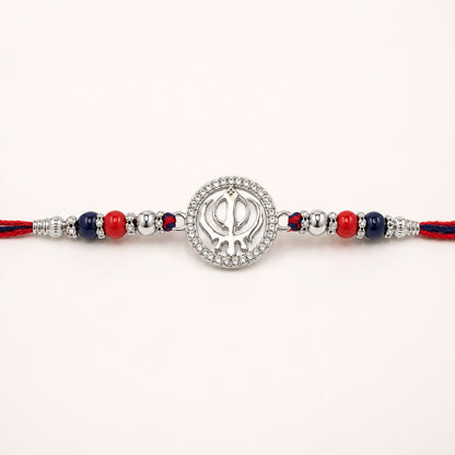 Silver Khanda Rakhi