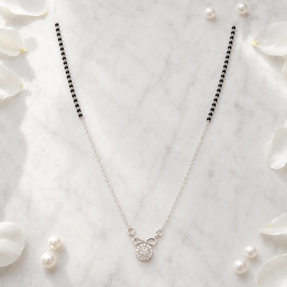 Eternal Spark 925 Silver Mangalsutra Necklace