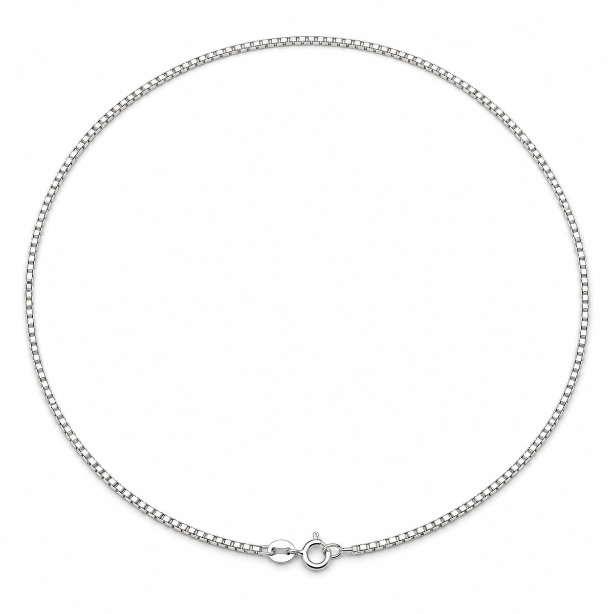 Silver Men’s Box Chain