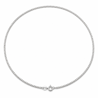 Silver Men’s Box Chain