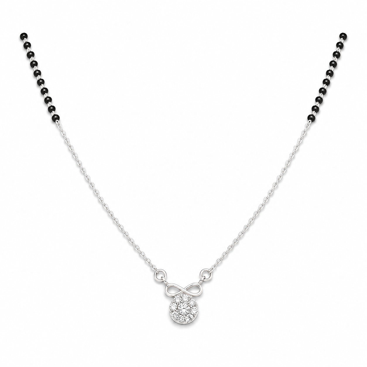 Eternal Spark 925 Silver Mangalsutra Necklace