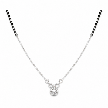 Eternal Spark 925 Silver Mangalsutra Necklace