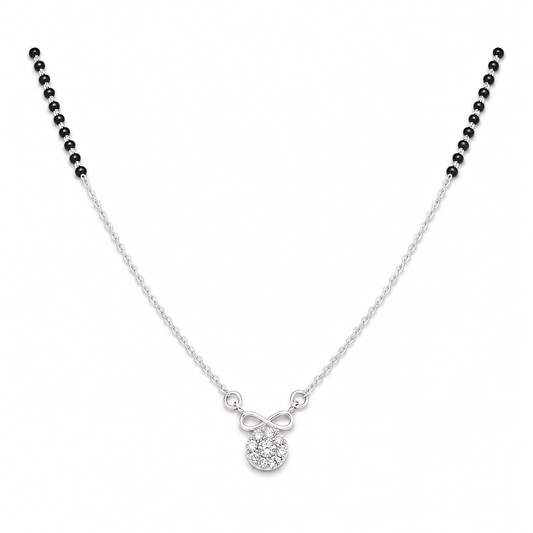 Eternal Spark 925 Silver Mangalsutra Necklace