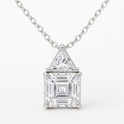 Geometric Two-Stone Necklace