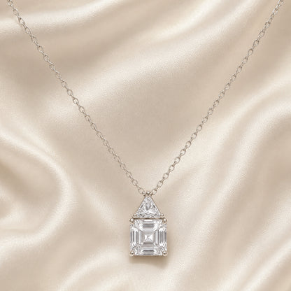 Geometric Two-Stone Necklace
