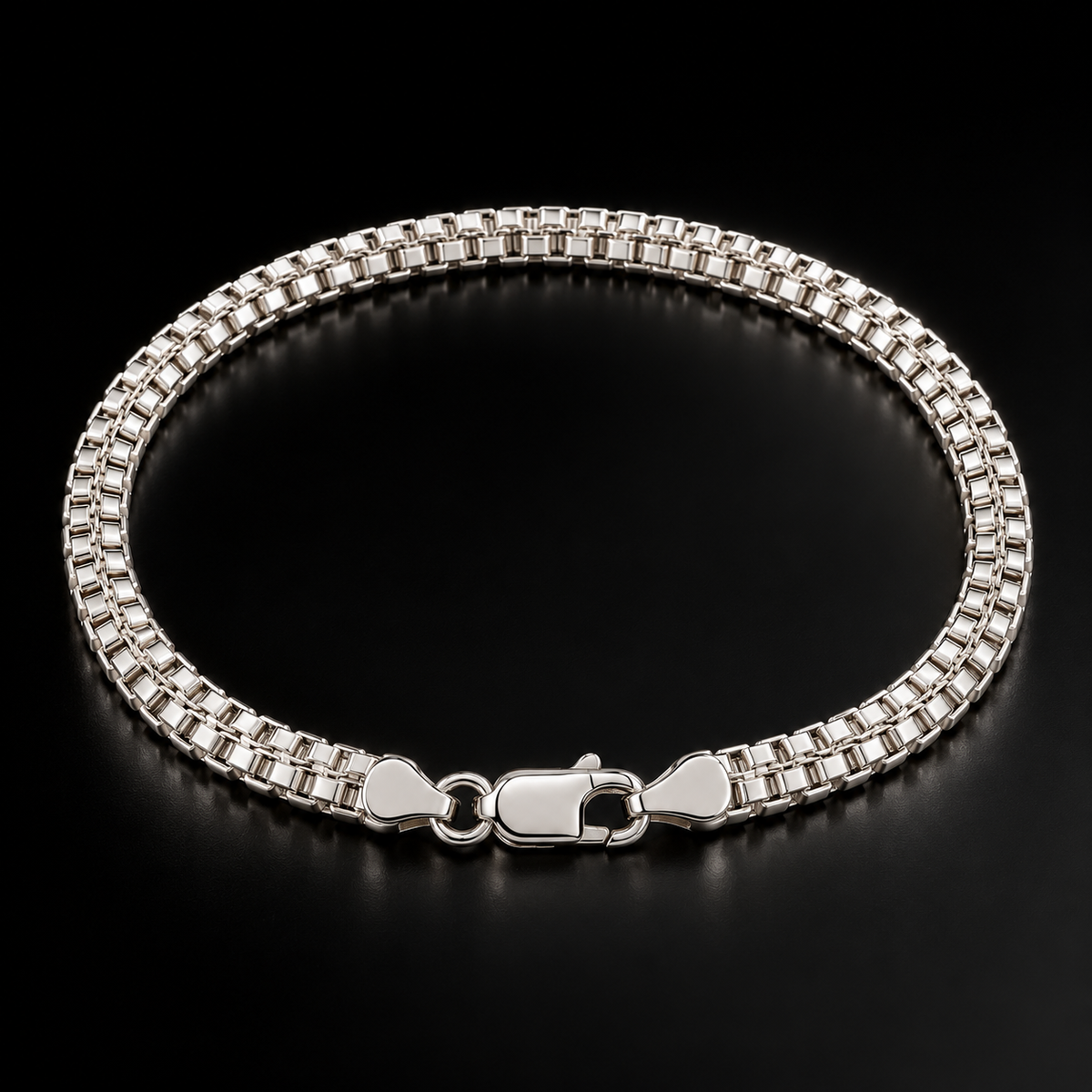 Men’s Silver Cavryn Signature Link Bracelet