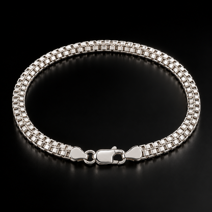 Men’s Silver Cavryn Signature Link Bracelet