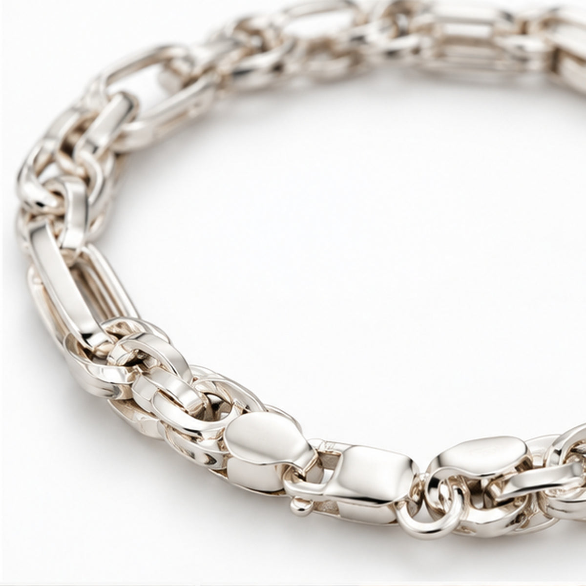 Men’s Silver Argent Forge Link Bracelet