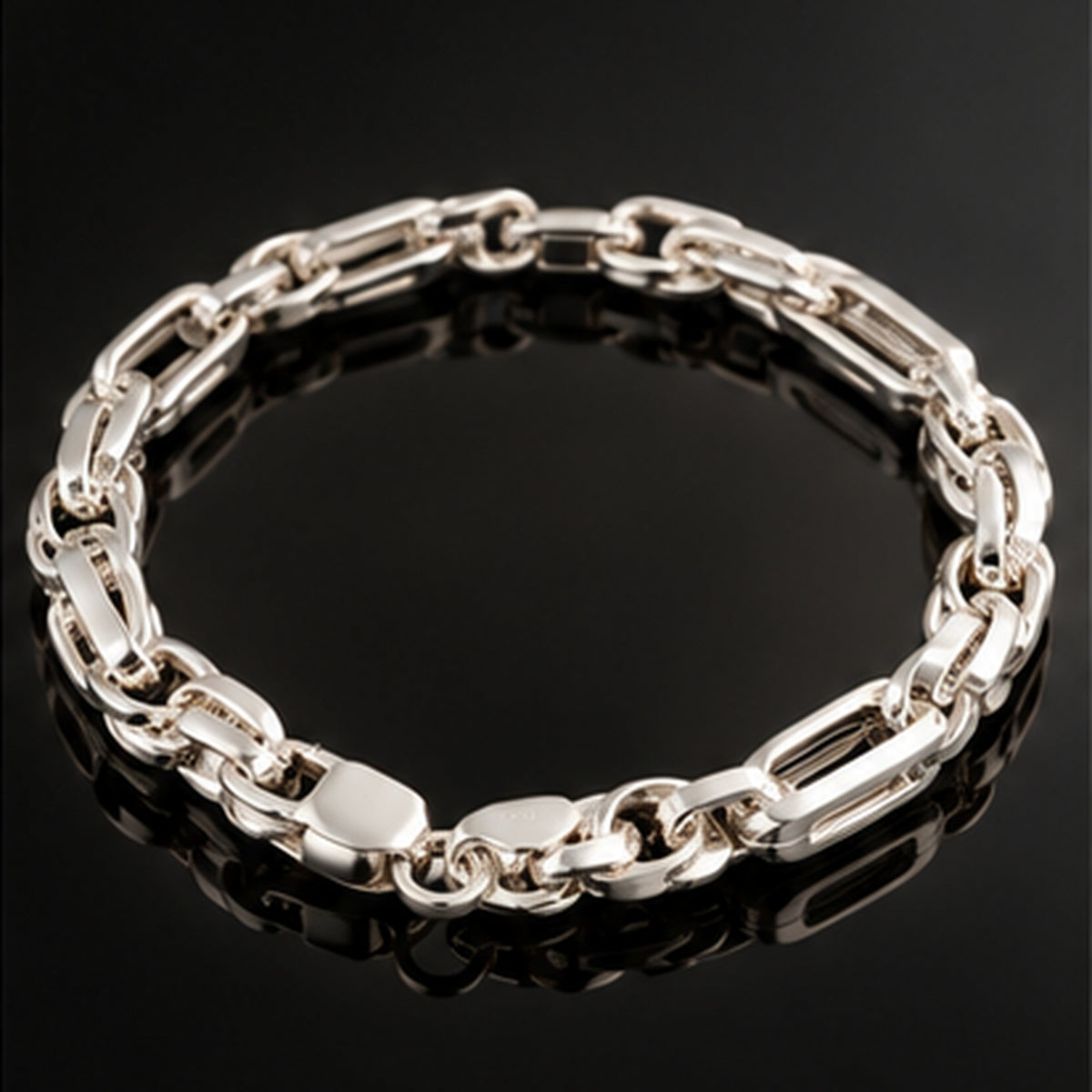 Men’s Silver Argent Forge Link Bracelet