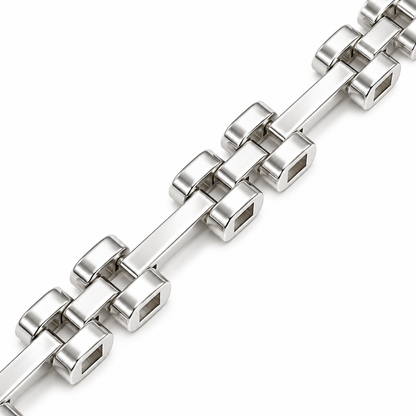 Men’s Geometric Link Bracelet