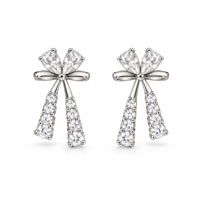 Shimmer Bow Earrings