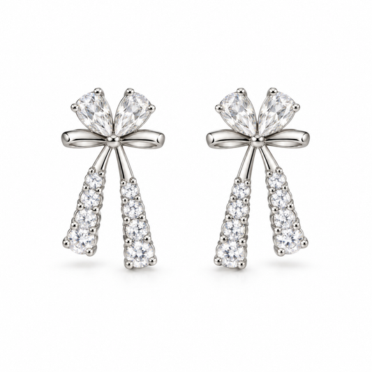 Shimmer Bow Earrings