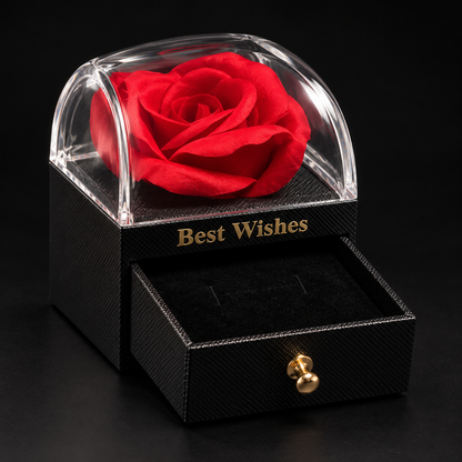 Black Rose Jewellery Gift Box