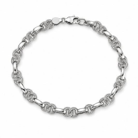 Textured Link Bracelet