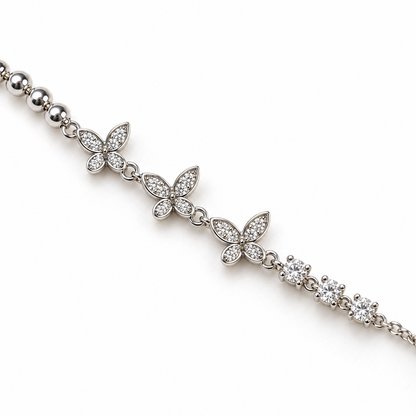 Butterfly Grace Silver Bracelet