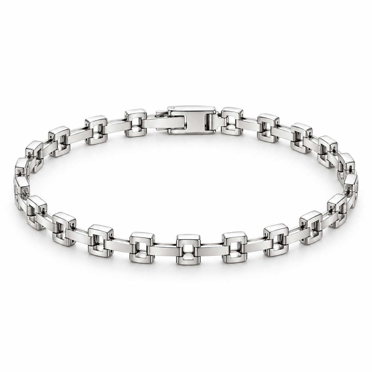 Men’s Geometric Link Bracelet