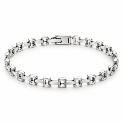 Men’s Geometric Link Bracelet