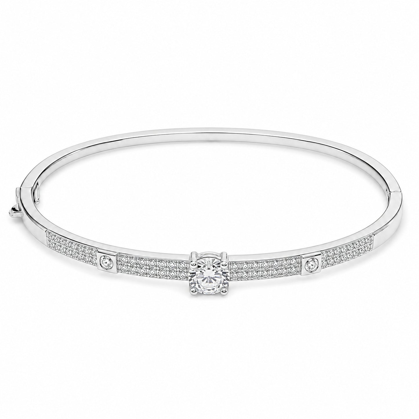 Three-Stone Oval Bangle