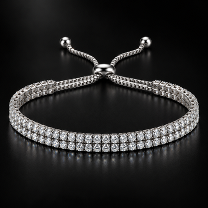 Two-Row Tennis Bracelet