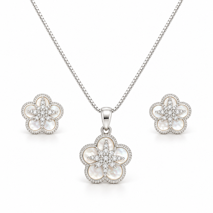 Luna Bloom Necklace & Earring Set