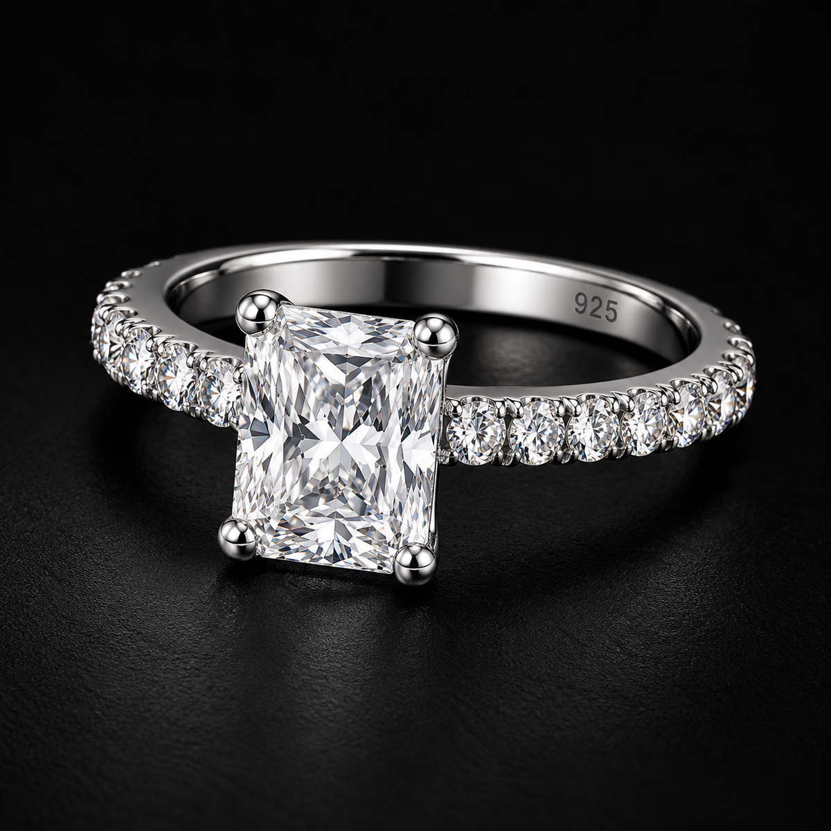 Radiant Cut Solitaire Ring