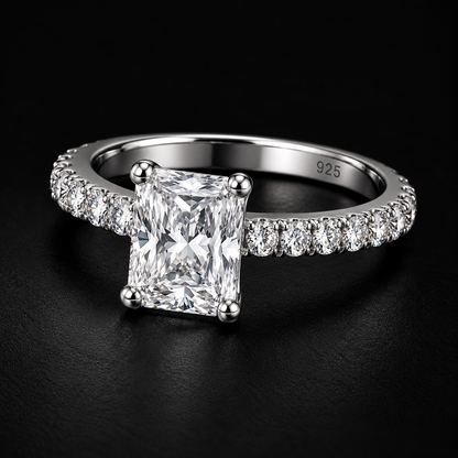 Radiant Cut Solitaire Ring