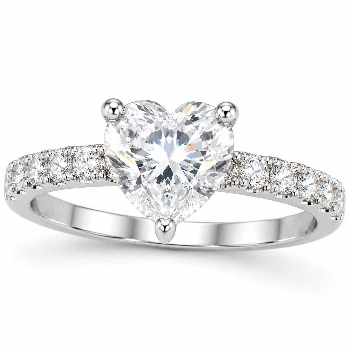 Heart Cut Stone Ring
