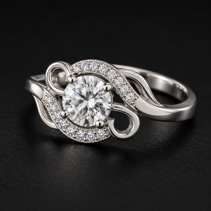 Celeste Swirl Ring