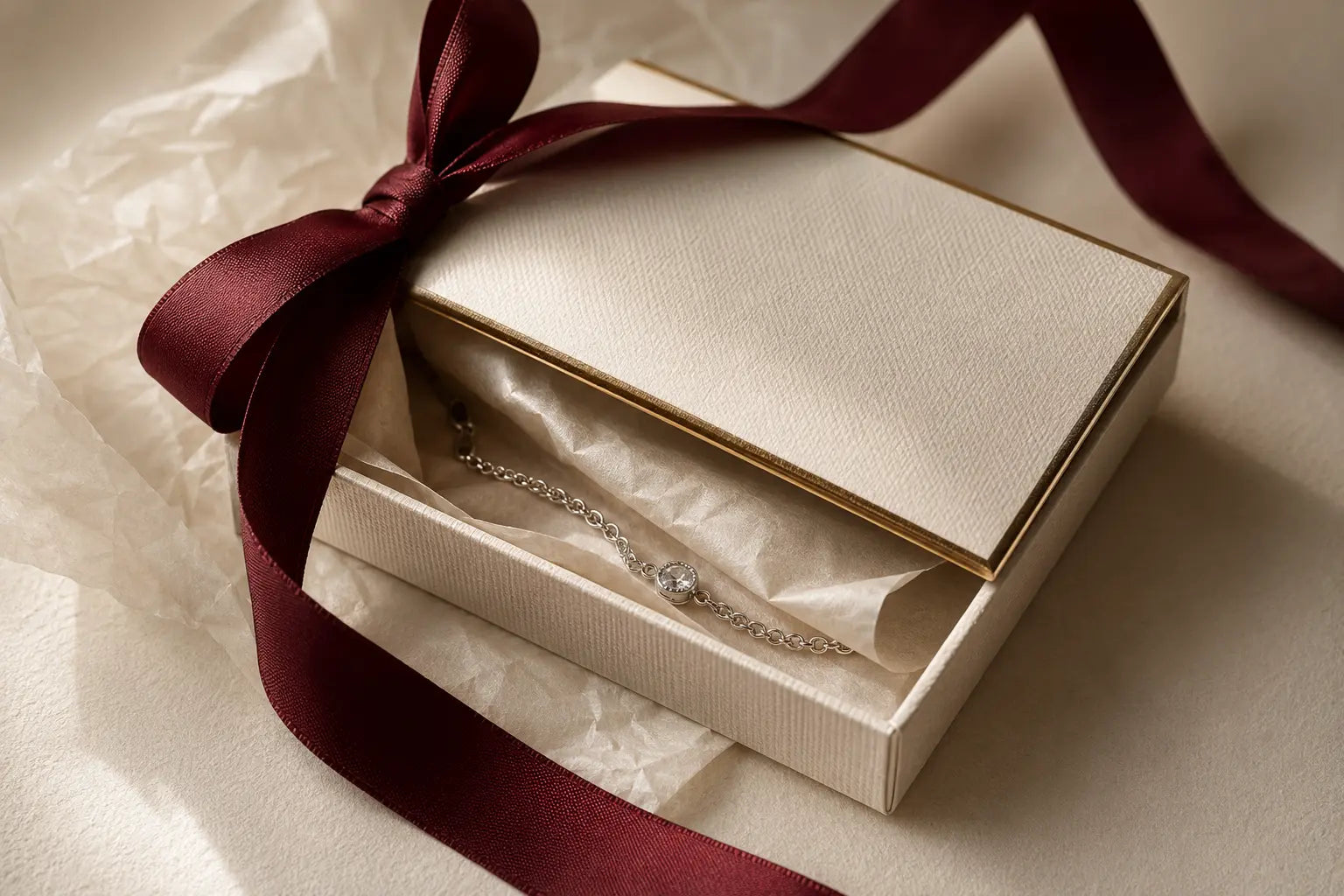 VZYRA jewellery presented as a gift